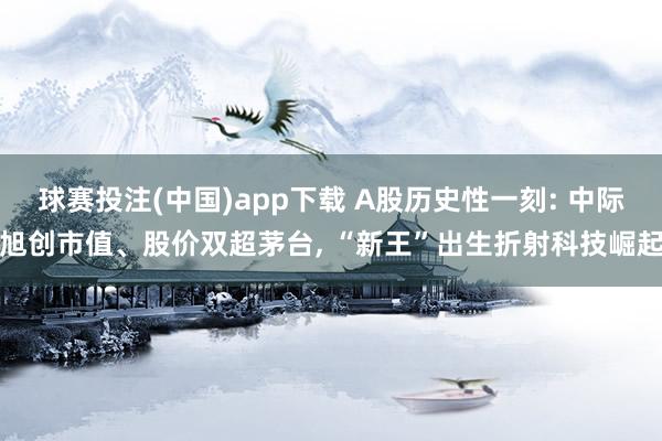 球赛投注(中国)app下载 A股历史性一刻: 中际旭创市值、股价双超茅台， “新王”出生折射科技崛起